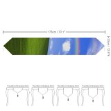 Yanfind Table Runner Michael Gillett Windows XP Bliss Landscape Rainbow Sky Everyday Dining Wedding Party Holiday Home Decor