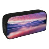 yanfind Pencil Case YHO Romain Guy Clouds Reflection Lake Mountains Landscape Scenery Fog Zipper Pens Pouch Bag for Student Office School