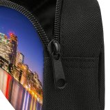 yanfind Pencil Case YHO Harrison Haines Toronto Skyscrapers  Cityscape Night Lights Waterfront Dusk Reflections Architecture Zipper Pens Pouch Bag for Student Office School