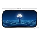 yanfind Pencil Case YHO RicoDZ Fantasy  Above Clouds Dream  Night Moonlight Zipper Pens Pouch Bag for Student Office School
