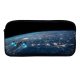 yanfind Pencil Case YHO Space SciFi  Spaceship Night Zipper Pens Pouch Bag for Student Office School
