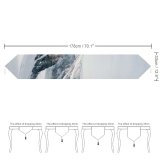 Yanfind Table Runner Images Landscape Public Lauterbrunnen Snow Wallpapers Mountain Outdoors Rock Winter Glow Pictures Everyday Dining Wedding Party Holiday Home Decor