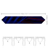 Yanfind Table Runner Aleksandar Pasaric Dark Plant Leaves Everyday Dining Wedding Party Holiday Home Decor