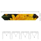 Yanfind Table Runner Anja Flowers Sunflowers Blossom Spring Floral Closeup Macro Beautiful Flower Garden Petals Everyday Dining Wedding Party Holiday Home Decor