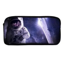 yanfind Pencil Case YHO Space Astronaut Plane Astronomy USA NASA Zipper Pens Pouch Bag for Student Office School