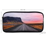 yanfind Pencil Case YHO Rory Hennessey  Road Cliff Horizon Landscape Plateau Iceland Calm Hill Sky Zipper Pens Pouch Bag for Student Office School