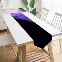 Yanfind Table Runner Abstract Galaxy S AMOLED Particles Purple Everyday Dining Wedding Party Holiday Home Decor