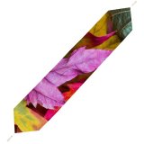 Yanfind Table Runner Maple Leaves Purple Leaf Fallen Texture Autumn Seasons Everyday Dining Wedding Party Holiday Home Decor