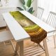Yanfind Table Runner Skitterphoto Woodland Forest Trees Road Fallen Leaves Greenery Woods Sunshine Pathway Scenery Everyday Dining Wedding Party Holiday Home Decor