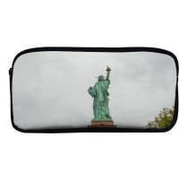 yanfind Pencil Case YHO Images Structure Freedom Building  Overcast Public Island Wallpapers Architecture States York Zipper Pens Pouch Bag for Student Office School