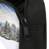 yanfind Pencil Case YHO Robin Kamp Mount Eggli Swiss Alps  Range Snow Covered Winter Snowy Zipper Pens Pouch Bag for Student Office School