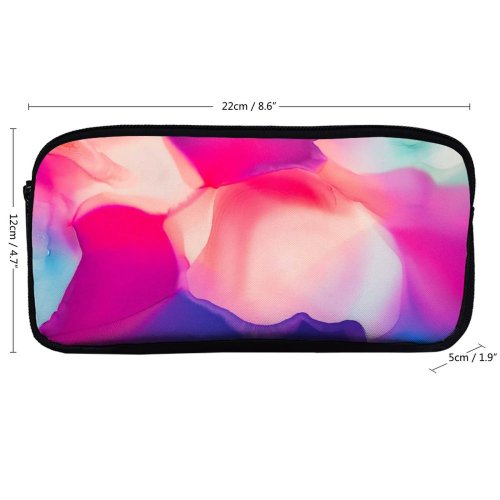 yanfind Pencil Case YHO Robert Kohlhuber Abstract Liquid Art Colorful Fluid Zipper Pens Pouch Bag for Student Office School