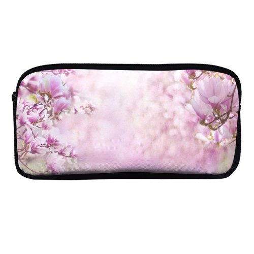 yanfind Pencil Case YHO Flowers Magnolia Flowers  Flowers Zipper Pens Pouch Bag for Student Office School