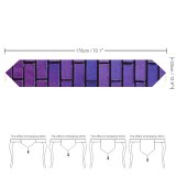 Yanfind Table Runner Wesley Tingey Brick Wall Purple Violet Bricks Gradients Everyday Dining Wedding Party Holiday Home Decor
