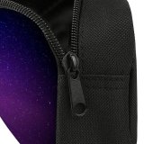 yanfind Pencil Case YHO Starry Sky Purple Sky Astronomical Zipper Pens Pouch Bag for Student Office School