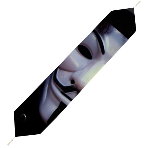 Yanfind Table Runner Chaozzy Lin Anonymous Masks Hoodie Guy Fawkes Everyday Dining Wedding Party Holiday Home Decor