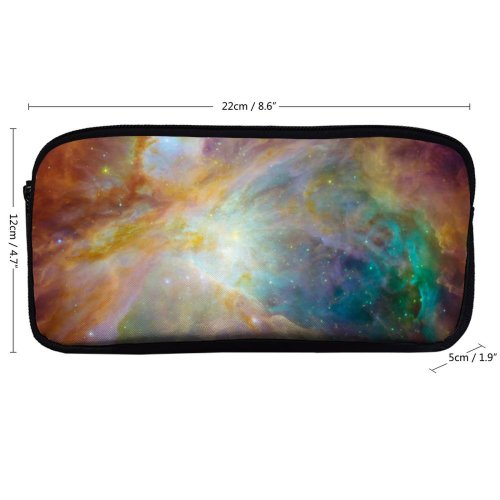yanfind Pencil Case YHO Space  Nebula Astronomy Zipper Pens Pouch Bag for Student Office School