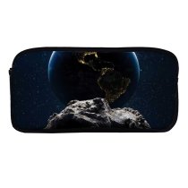 yanfind Pencil Case YHO Space    Solar System Asteroids Zipper Pens Pouch Bag for Student Office School