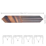 Yanfind Table Runner Hmetosche Autumn Forest Fallen Leaves Fog Sun Light Trees Woods Everyday Dining Wedding Party Holiday Home Decor