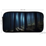 yanfind Pencil Case YHO Hmetosche Dark Forest Woods Night Time Dark Tall Trees Haunted Mystery Zipper Pens Pouch Bag for Student Office School