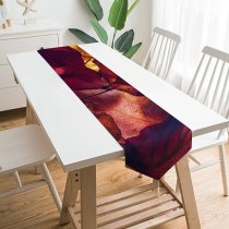 Yanfind Table Runner Tim Mossholder Maple Leaves Autumn Foliage Fallen Everyday Dining Wedding Party Holiday Home Decor