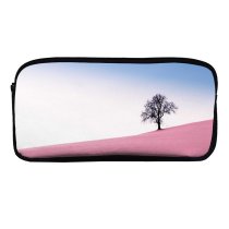 yanfind Pencil Case YHO Solitude Tree Clear Sky Landscape Surreal Sand Desert  Scenery Zipper Pens Pouch Bag for Student Office School