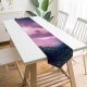 Yanfind Table Runner Flowers Flowers Path Thunderstorm Dark Sky Everyday Dining Wedding Party Holiday Home Decor