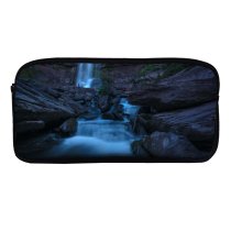 yanfind Pencil Case YHO Gerald Berliner Kaaterskill Falls Waterfall Night York USA Zipper Pens Pouch Bag for Student Office School