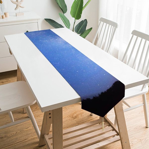 Yanfind Table Runner Images Space Night Starry Milkyway Way Outer Astronomy Sky Wallpapers Outdoors Tree Everyday Dining Wedding Party Holiday Home Decor