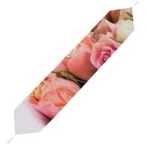 Yanfind Table Runner Ylanite Koppens Flowers Roses Leaves Flower Bouquet Beautiful Blossom Everyday Dining Wedding Party Holiday Home Decor