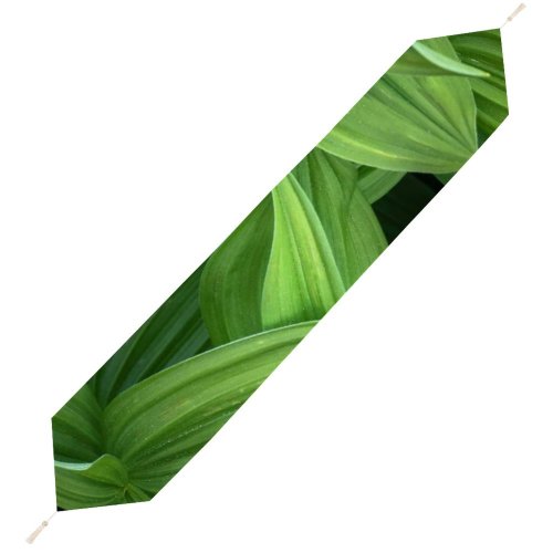 Yanfind Table Runner Massimiliano Morosinotto Leaves Closeup Plant Everyday Dining Wedding Party Holiday Home Decor