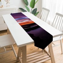 Yanfind Table Runner Andrés Nieto Porras Dark Love Couple Sunset Silhouette Together Romantic Colorful Sky Everyday Dining Wedding Party Holiday Home Decor
