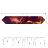 Yanfind Table Runner Tim Mossholder Maple Leaves Autumn Foliage Fallen Everyday Dining Wedding Party Holiday Home Decor