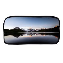 yanfind Pencil Case YHO Gerard Sunrise Morning Bachalpsee Lake Reflections Switzerland Zipper Pens Pouch Bag for Student Office School