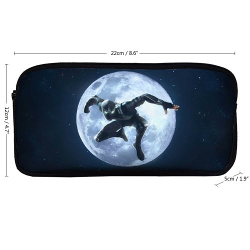 yanfind Pencil Case YHO Graphics CGI Black Dark SpiderMan Night Monkey MARVEL Contest Champions Zipper Pens Pouch Bag for Student Office School