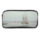 yanfind Pencil Case YHO Windjammer Relaxing Sky Vehicle Sails Sailboat Calm Atmospheric Sail Boat Big Tallship Zipper Pens Pouch Bag for Student Office School