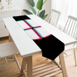 Yanfind Table Runner Michael Gillett Technology Black Dark Windows TikTok AMOLED Everyday Dining Wedding Party Holiday Home Decor