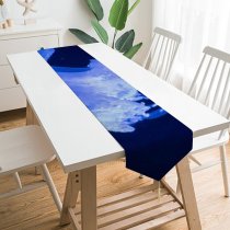 Yanfind Table Runner William Warby Jellyfish Underwater Glowing Everyday Dining Wedding Party Holiday Home Decor