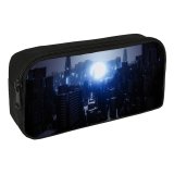 yanfind Pencil Case YHO SciFi Futuristic City Energy  Dark Zipper Pens Pouch Bag for Student Office School