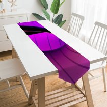 Yanfind Table Runner Mimi Garcia Architecture Science Modern Architecture London England Neon Purple Everyday Dining Wedding Party Holiday Home Decor