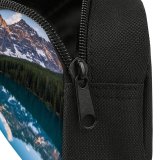 yanfind Pencil Case YHO Glen Sinclair Moraine Lake  Reflection Sunset Landscape  Peaks Snow Scenic Zipper Pens Pouch Bag for Student Office School