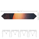 Yanfind Table Runner Grafixart Sunset Star Trail Dawn Landscape Dusk Golden Hour Everyday Dining Wedding Party Holiday Home Decor