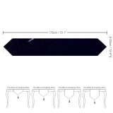 Yanfind Table Runner Black Dark Jellyfish Dark Sea Life Aquarium Underwater Glowing Everyday Dining Wedding Party Holiday Home Decor