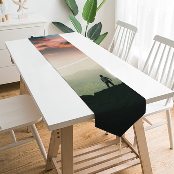 Yanfind Table Runner Thiago Garcia Fantasy Alone Surreal Planet Landscape Dream Everyday Dining Wedding Party Holiday Home Decor