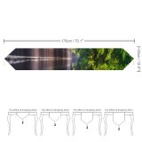 Yanfind Table Runner Sven Muller Blandford Road Empty Road Trees Landscape Woods Greenery Scenery Everyday Dining Wedding Party Holiday Home Decor