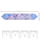 Yanfind Table Runner Flowers Magnolia Tulips Flowers Spring Beautiful Blossom Everyday Dining Wedding Party Holiday Home Decor
