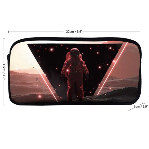 yanfind Pencil Case YHO Gerro Space Astronaut Void ScFi Space Suit Space Adventure Zipper Pens Pouch Bag for Student Office School