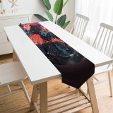 Yanfind Table Runner J NRa N MacOS Surreal Digital Catalina High Sierra Mojave Mountains Everyday Dining Wedding Party Holiday Home Decor