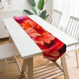 Yanfind Table Runner Maple Leaves Selective Focus Autumn Blur Closeup Everyday Dining Wedding Party Holiday Home Decor