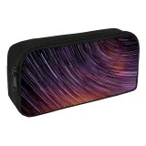 yanfind Pencil Case YHO Space  Trails Timelapse Astronomy Outer Space Night Sky Exposure Science Purple Zipper Pens Pouch Bag for Student Office School